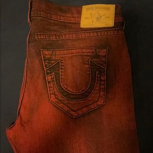 True Religion Jeans (Maroon)